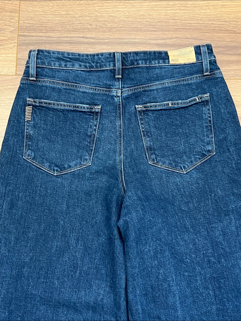 Paige Wide Leg Harper Jeans in Gracie Lou Size 30 - Picture 12 of 14